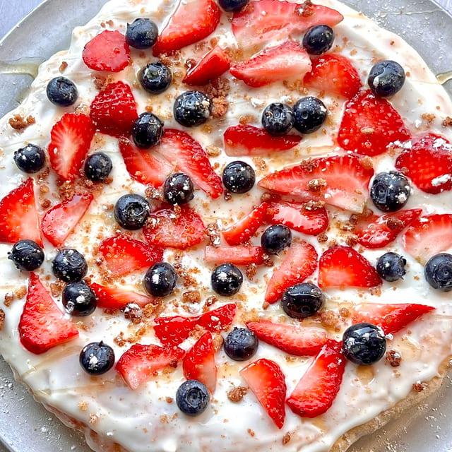 Patriotic Berry Pizza.