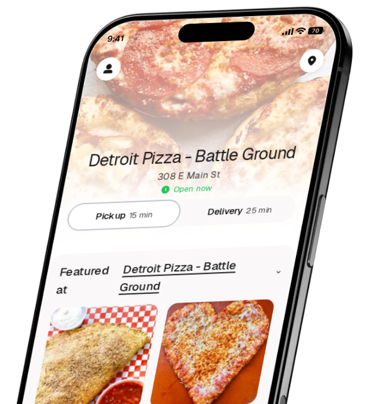 Detroit Pizza - Battle Ground app preview